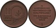 Porzellanmedaillen Braune Porzellanmedaille - Medaillen der Meißner Porzellanmanufaktur Berlin -