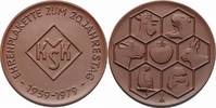 Porzellanmedaillen Braune Porzellanmedaille - Medaillen der Meißner Porzellanmanufaktur Berlin -