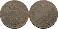 Spanien 1/2 Real (= 5 Decimas) Isabell II. 1833-1868 -