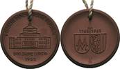 Porzellanmedaillen Braune Porzellanmedaille - Medaillen der Meißner Porzellanmanufaktur Leipzig -