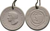 Porzellanmedaillen anderer Porzellanfabriken Weiße Porzellanmedaille Ohne Hersteller -