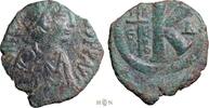 Byzantine Empire half follis | 20 nummi Justinianus I (527-565), Theoupolis (Antioch), -