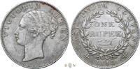 India - British 1 rupee Victoria (1837-1901), Bombay, -