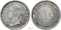 Straits Settlements 20 cent 1874 AD Victoria (1837-1901), Birmingham, ve... 175,00 EUR  + 15,00 EUR frais d'envoi