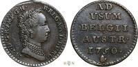 Oostenrijkse Nederlanden liard | oord Graafschap Vlaanderen, Maria Theresa (1740-1780), Antwerpen, -