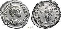 Roman Empire denarius 200-202 Geta (198-209), Rome, UNC-