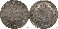 Sachsen 1/12 Taler Friedrich August I. -