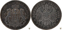 Freie und Hansestadt Hamburg 5 Mark Stadtwappen -