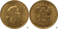 Luxemburg Medaille zu 20 Francs Charlotte - 1000 Jahre Stadt Luxemburg - Brüssel -
