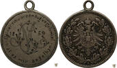 Deutsches Reich Medaille Liebe und Freundschaft | Deiner schwarzen Augen auf 1/2 Mark Stück | gehenkelt -