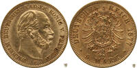Preussen 5 Mark 1877 C Wilhelm I. SUP