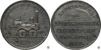 Sachsen Medaille Zur Eröffnung der Eisenbahnstrecke Leipzig-Dresden -