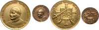 Italien-Kirchenstaat Vergoldete Bronzemedaille Johannes Paul II. 1978-2005. -
