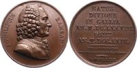 Musiker Bronzemedaille Rameau, Jean Philippe *1683 Dijon, +1764 Paris, Komponist am Hof Ludwig XV., Begründer der Harmonielehre. -