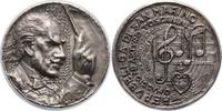 Musiker Große Silbergussmedaille 1 Toscanini, Arturo *1867 Parma, +1957 New York (Riverdale), berühmter italienischer Dirigent, wirkte an der Mailänder Scala und a -