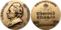 Musiker Bronzemedaille Vocht, Lodewijk de *1887 Antwerpen, +1977 Antwerpen, Flämischer Komponist, Chor- und Orchesterdirigent. -