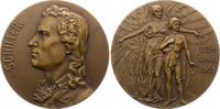 Personenmedaillen Bronzemedaille Schiller, Friedrich von *1759 Marbach / Württemberg, +1805 Weimar, deutscher Dichter. -