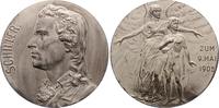 Personenmedaillen Versilberte Bronzemedaille Schiller, Friedrich von *1759 Marbach / Württemberg, +1805 Weimar, deutscher Dichter. -