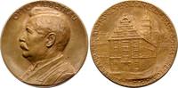 Sachsen-Leipzig, Stadt Bronzegussmedaille Medaillen von Adolf Lehnert. -