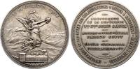 Eisenbahn Versilberte Bronzemedaille Argentinien 1000-2000. -