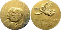 Langenberg, Stadt (Velbert) Vergoldete Bronzemedaille 1908 Vergoldung teilweise sehr schwach. SUP