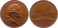 Astronomie Bronzemedaille Wargentin, Pehr (Peter) Wilhelm +1717, +1783, schwedischer Astronom. -