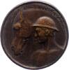 Kunstmedaillen Einseitige Bronzegussmedaille König, L. -