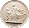 Porzellanmünzen und Medaillen Porzellanmedaille Bing & Gröndahl (Kopenhagen) -