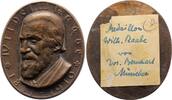 Münchener Medailleure Einseitige ovale Bronzegussmedaille Bernhart, Josef -