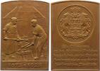 Numismatik Bronzeplakette Münztechnik -