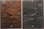 Luft- und Raumfahrt Einseitige Bronzeplakette -
