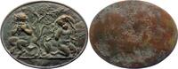 Kunstmedaillen Einseitige, querovale Bronzegussmedaille ohne Signatur -