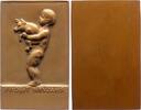 Kalender - Neujahrsplaketten Einseitige Bronzeplakette -
