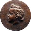 Kunstmedaillen Einseitige Bronzegussmedaille Unbekannter Künstler -