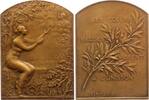 Kunstmedaillen Bronzeplakette Theunis, Pierre -
