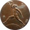 Kunstmedaillen Einseitige Bronzegussmedaille Unbekannter Künstler -