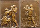 Kunstmedaillen Bronzeplakette Charlier -