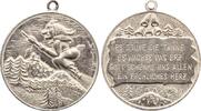 Kunstmedaillen versilberte Bronzemedaille ohne Signatur -
