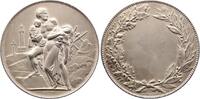 Kunstmedaillen Versilberte Bronzemedaille Oudine, Eugene-Andre -