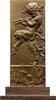 Kunstmedaillen Einseitige Bronzeplakette Dropsy, Henri -