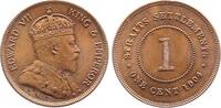 Malaysia-Straits Settlements Cent Edward VII. 1901-1910. -