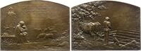 Kunstmedaillen Bronzeplakette Dupré, Georges -