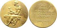Numismatik Vergoldete Bronzemedaille Münztechnik -
