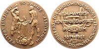 Numismatik Bronzegussmedaille Münztechnik -