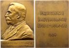 Medicina in nummis Bronzeplakette Leclainche, Xavier Louis *1899 Toulouse, französischer Pathologe und Bakteriologe. -