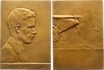 Luft- und Raumfahrt Bronzeplakette -