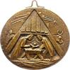 Münchener Medailleure Einseitige Bronzegussmedaille Gies, Ludwig -