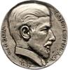Personenmedaillen versilberte Bronzemedaille Fahnestock, Gibson *1859, +1917, Präsident der 'First National Bank of New York'. -