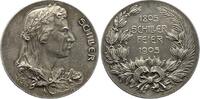Personenmedaillen Silbermedaille Schiller, Friedrich von *1759 Marbach / Württemberg, +1805 Weimar, deutscher Dichter. -