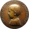 Einseitige Bronzegussmedaille 1915 Münchener Medailleure Schwegerle, Hans Gussfrisch